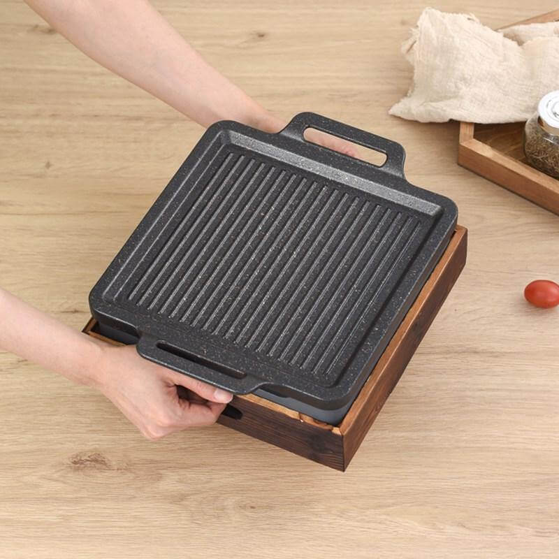 Raucharmer tragbarer japanischer Antihaft-BBQ-Grill | Karnz