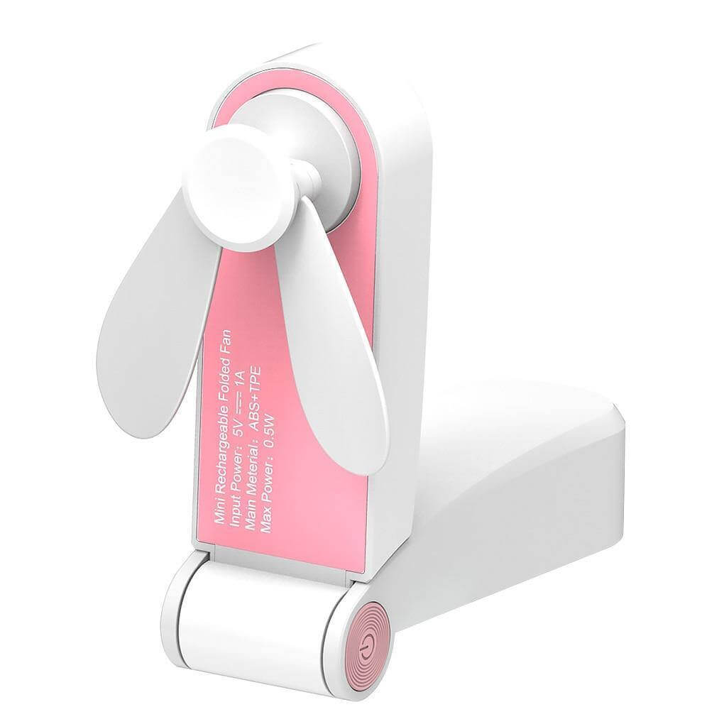Wiederaufladbarer tragbarer faltbarer Mini-Ventilator | Karnz