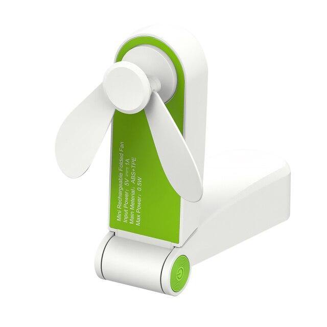 Wiederaufladbarer tragbarer faltbarer Mini-Ventilator | Karnz