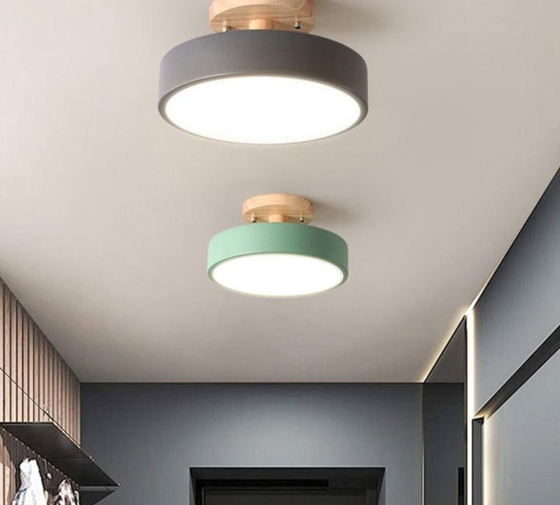 Bunte nordische LED-Deckenleuchte