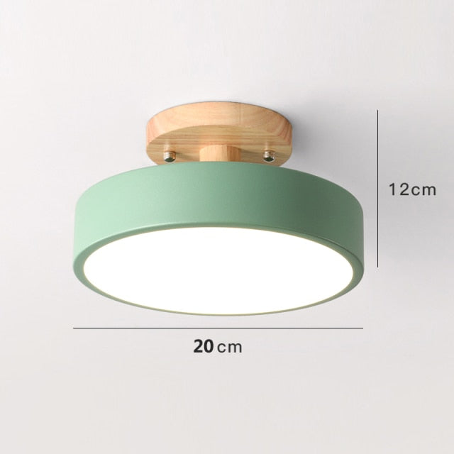 Farbige Nordische LED-Deckenlampe | Karnz