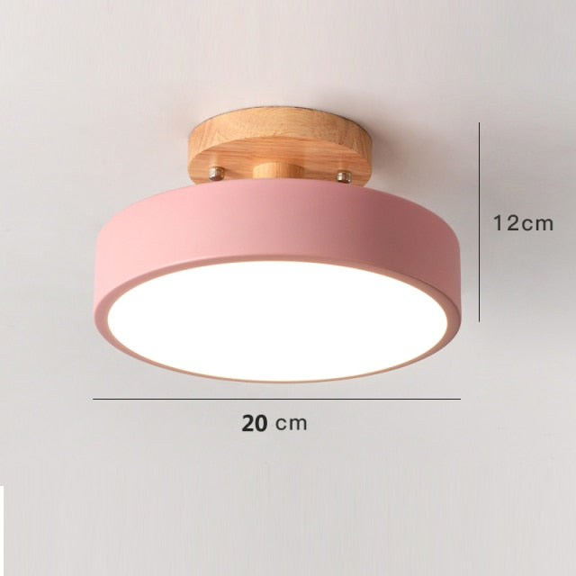 Bunte nordische LED-Deckenleuchte