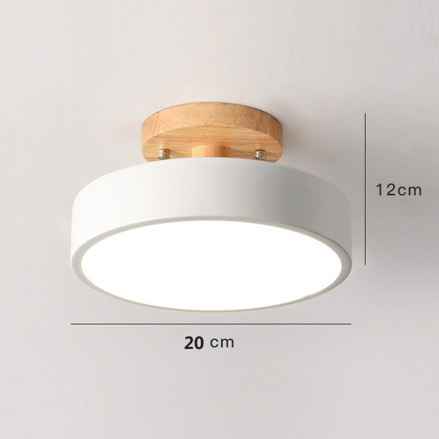 Farbige Nordische LED-Deckenlampe | Karnz