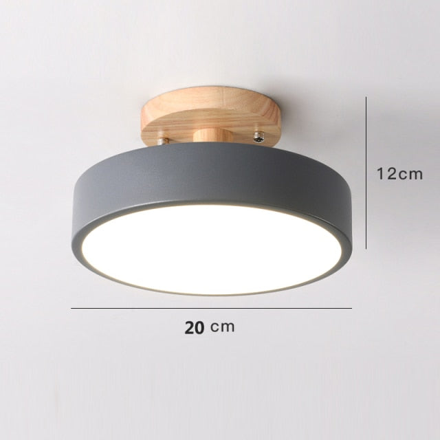 Farbige Nordische LED-Deckenlampe | Karnz
