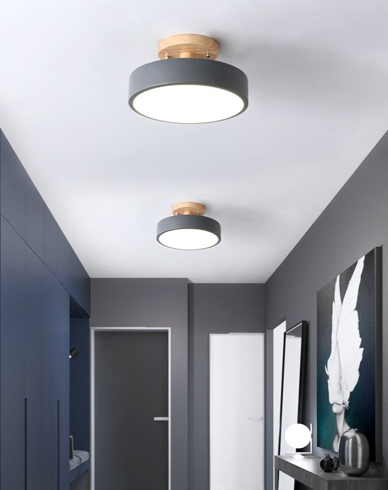 Farbige Nordische LED-Deckenlampe | Karnz