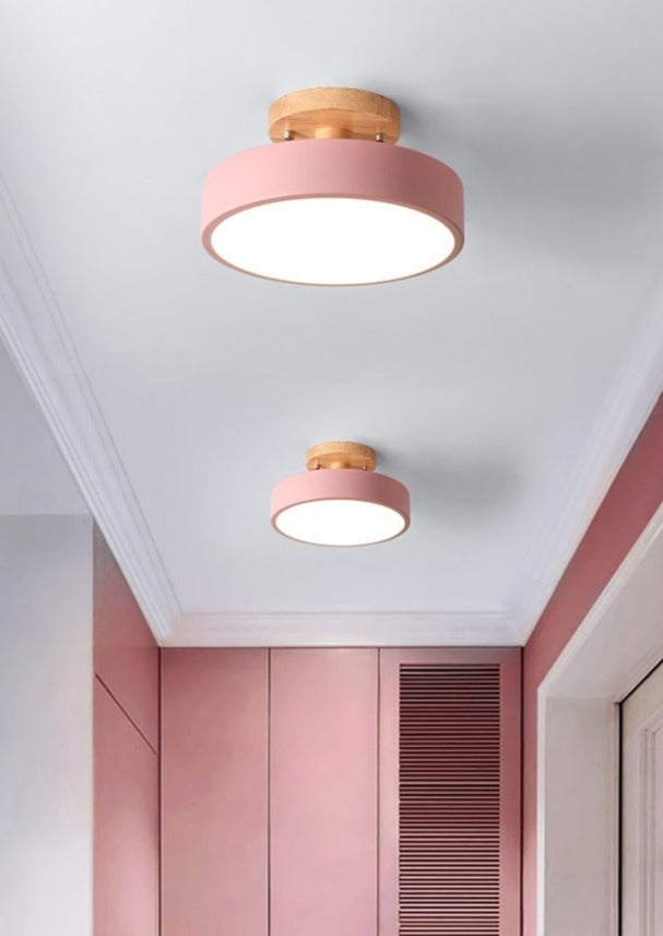 Bunte nordische LED-Deckenleuchte
