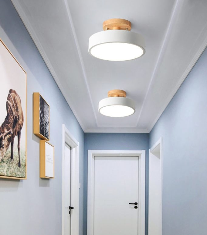 Bunte nordische LED-Deckenleuchte
