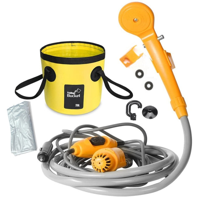 Tragbare elektrische Pumpe Auto-Waschset | Karnz