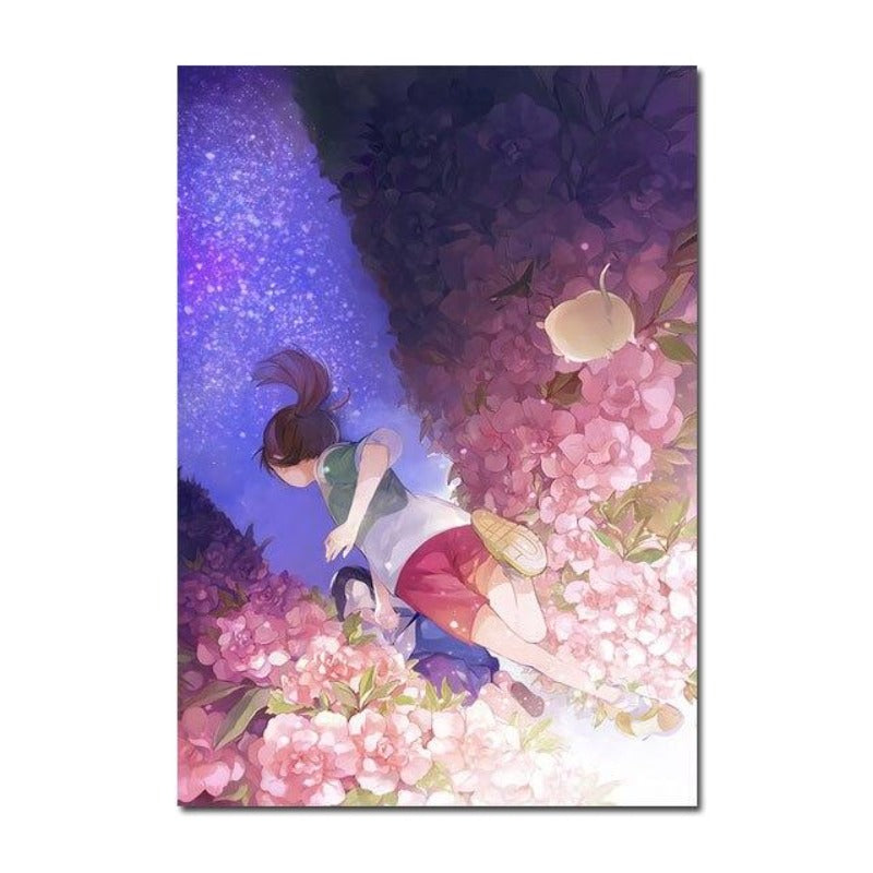 Abstraktes Cartoon Anime - Leinwand Wandkunst Malerei