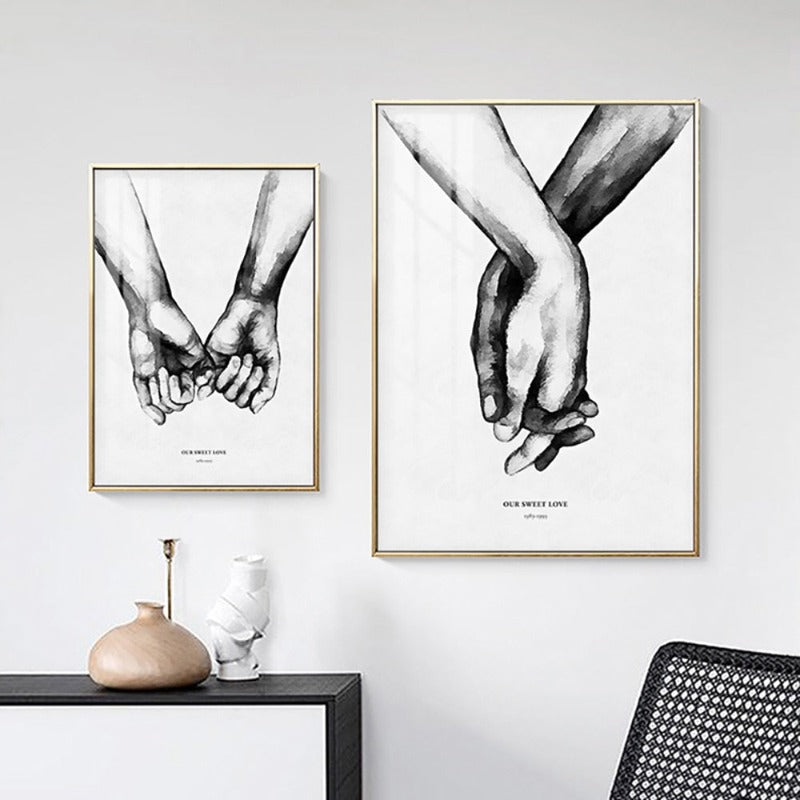 Du und Ich – Leinwandbild