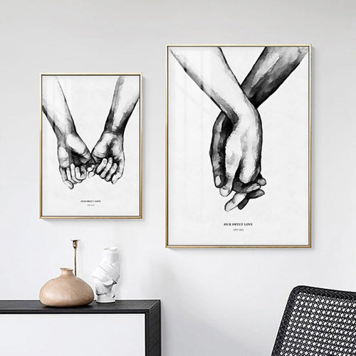 Du und Ich – Leinwandbild