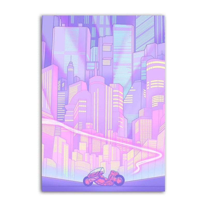 Cartoon Living - Wandkunst Leinwandmalerei