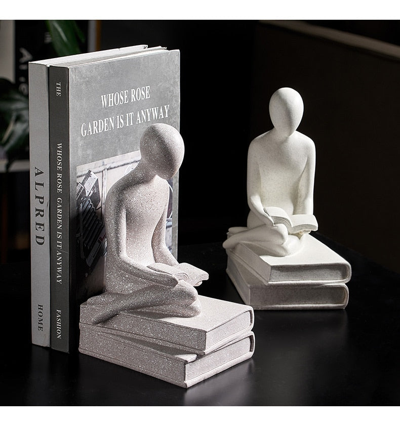 Nordic Abstract Thinker Harz Statue Skulptur | Karnz