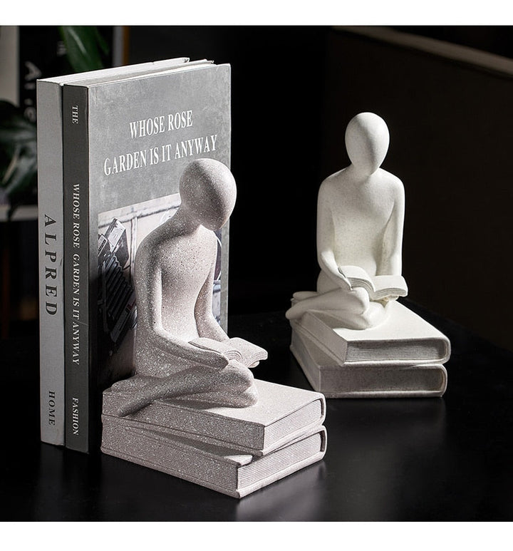 Nordic Abstract Thinker Harz Statue Skulptur | Karnz