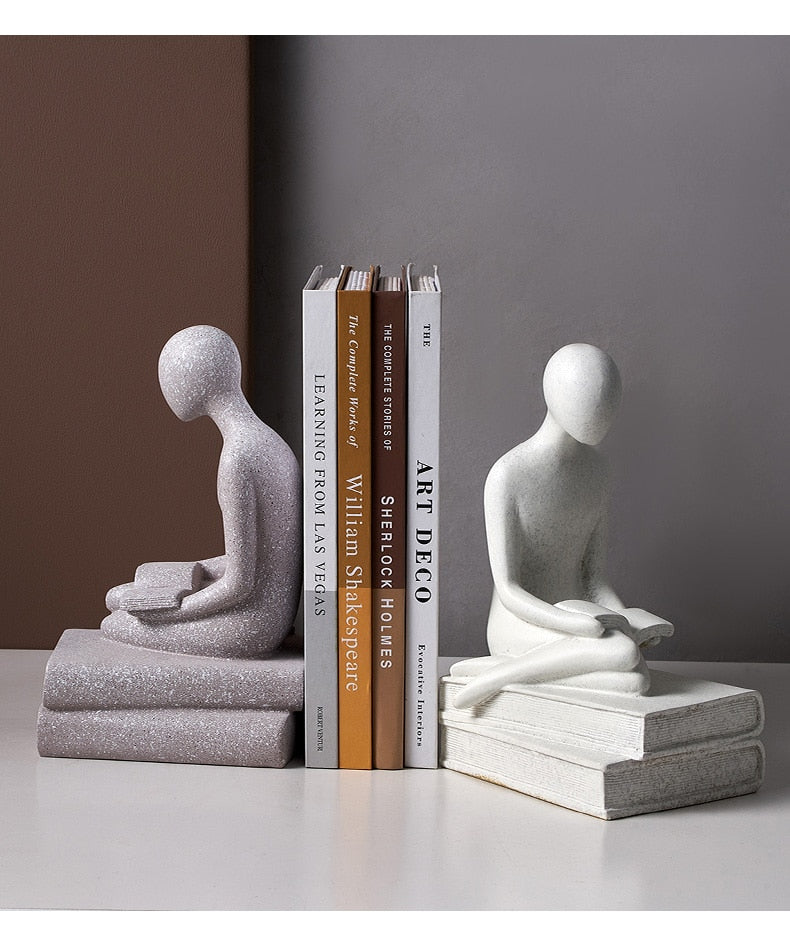 Nordic Abstract Thinker Harz Statue Skulptur | Karnz