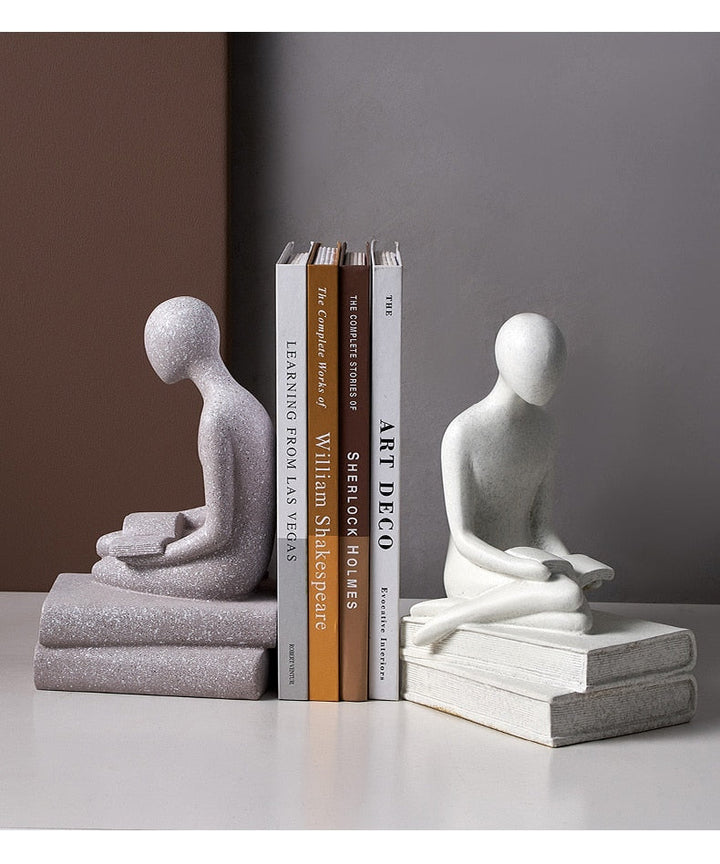 Nordic Abstract Thinker Harz Statue Skulptur | Karnz