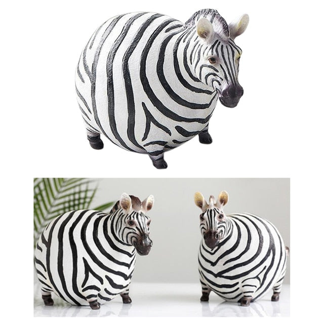 Moderne süße Zebra Harzfiguren | Karnz