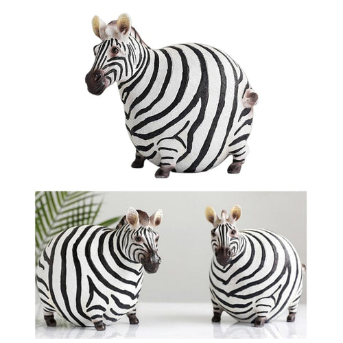 Moderne süße Zebra Harzfiguren | Karnz