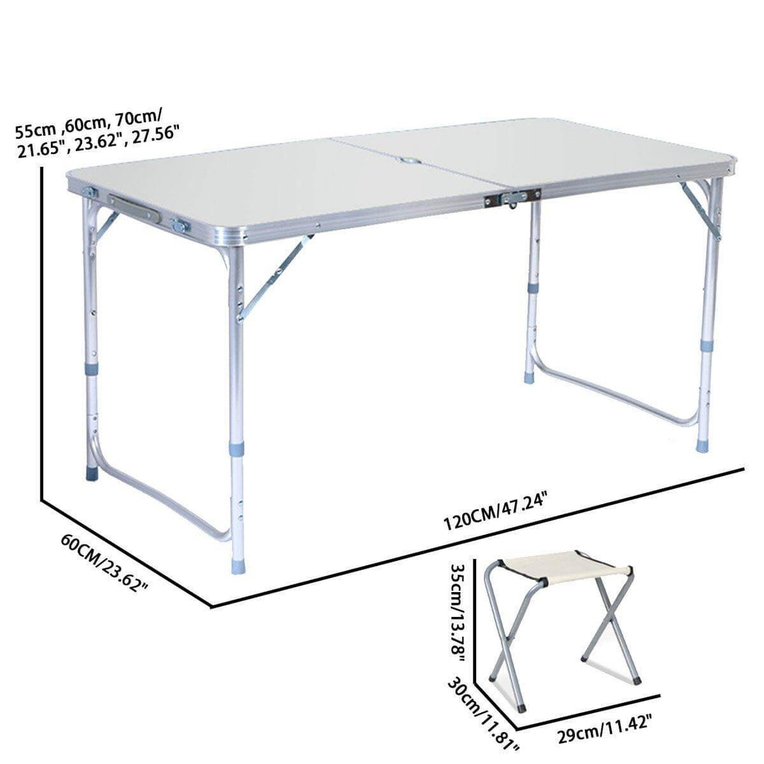 Outdoor Wasserdicht Verstellbar Faltbar Picknicktisch Set | Karnz