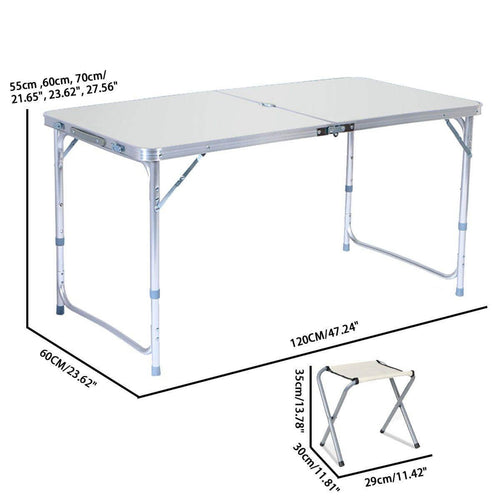 Outdoor Wasserdicht Verstellbar Faltbar Picknicktisch Set | Karnz
