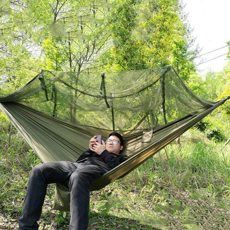Portable Abenteuer Camping Outdoor Moskito Netz Hängematte | Karnz