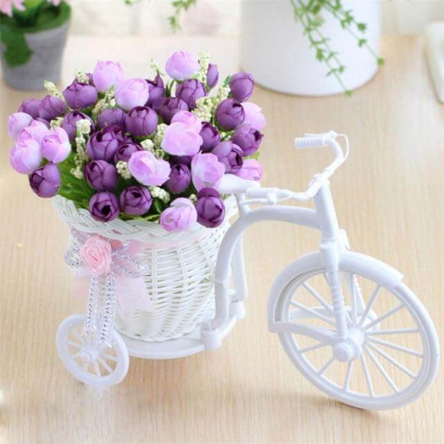 Fahrrad Karnzumenkorb Vase Dekor | Karnz