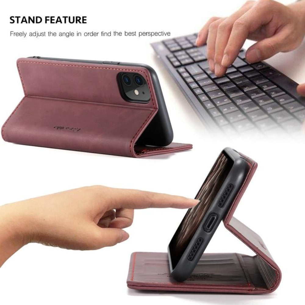 Karnz | Magnetic Flip Wallet Case für iPhone