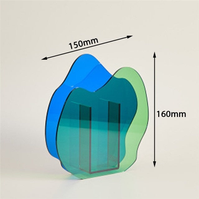 Nordic Modern Geometrische Regenbogenvase | Karnz