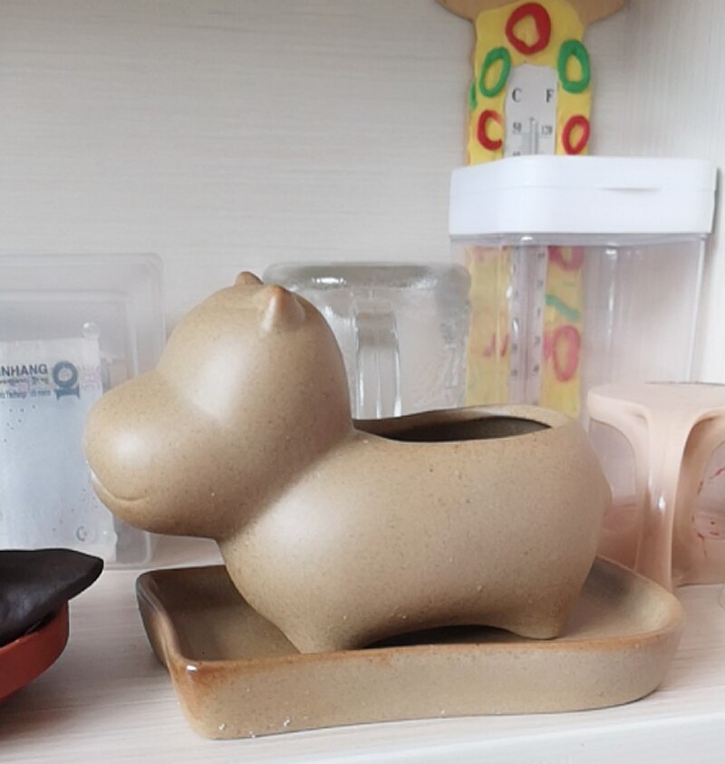 Elephant Minimalistische Keramik Blumentopf
