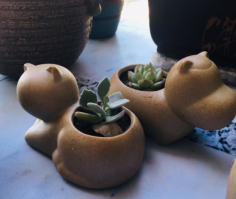 Elephant Minimalistische Keramik Blumentopf
