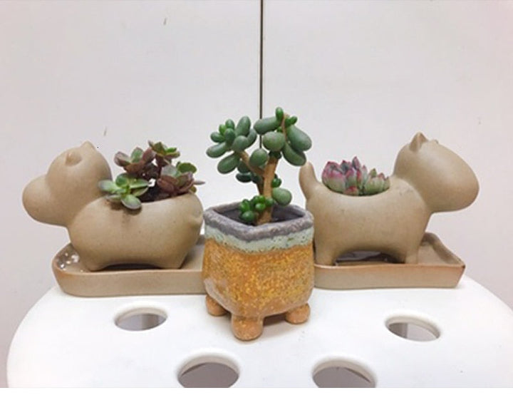 Elephant Minimalistische Keramik Blumentopf