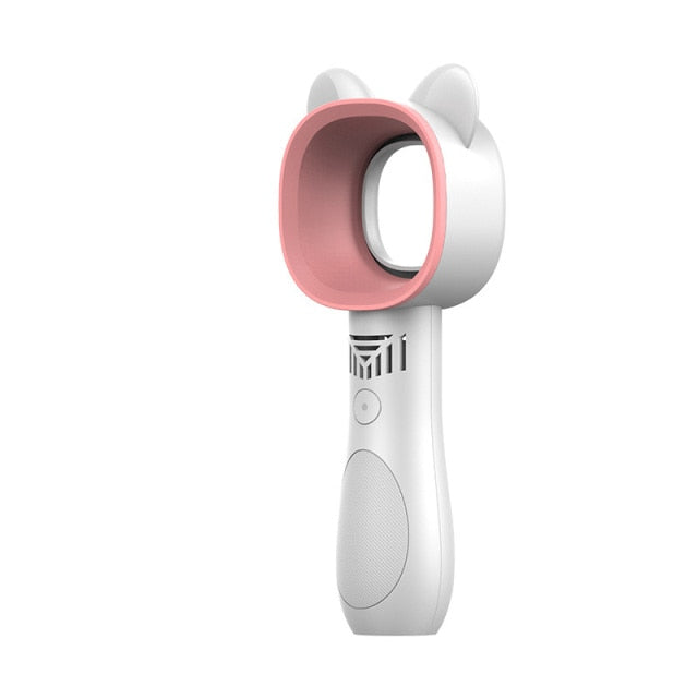 Modern Rechargeable Mini Cat Bladeless Fan - Image 1