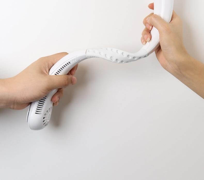 Stylischer Mini-Blade-lose Reise-Halsventilator | Karnz