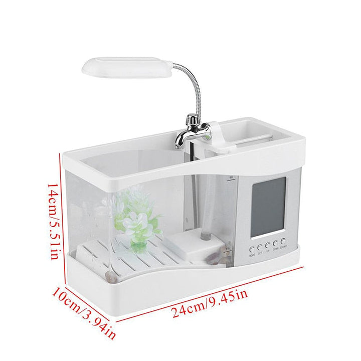 LCD-Uhr Mini Fischtank Aquarium | Karnz