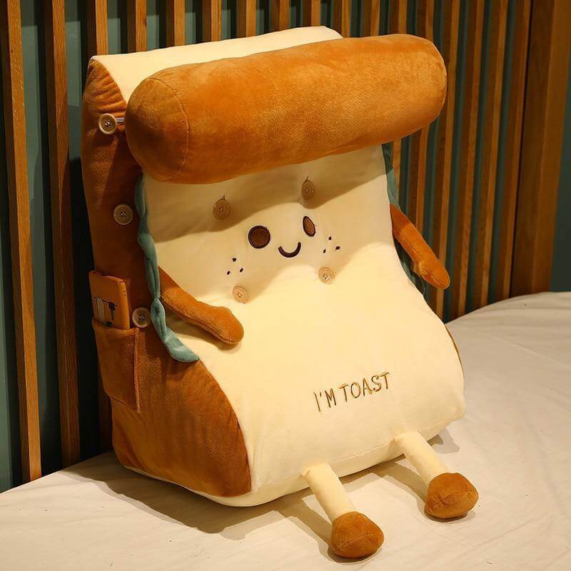 I AM TOAST Süßes Nachttisch Bequem WashaKarnze Kissen