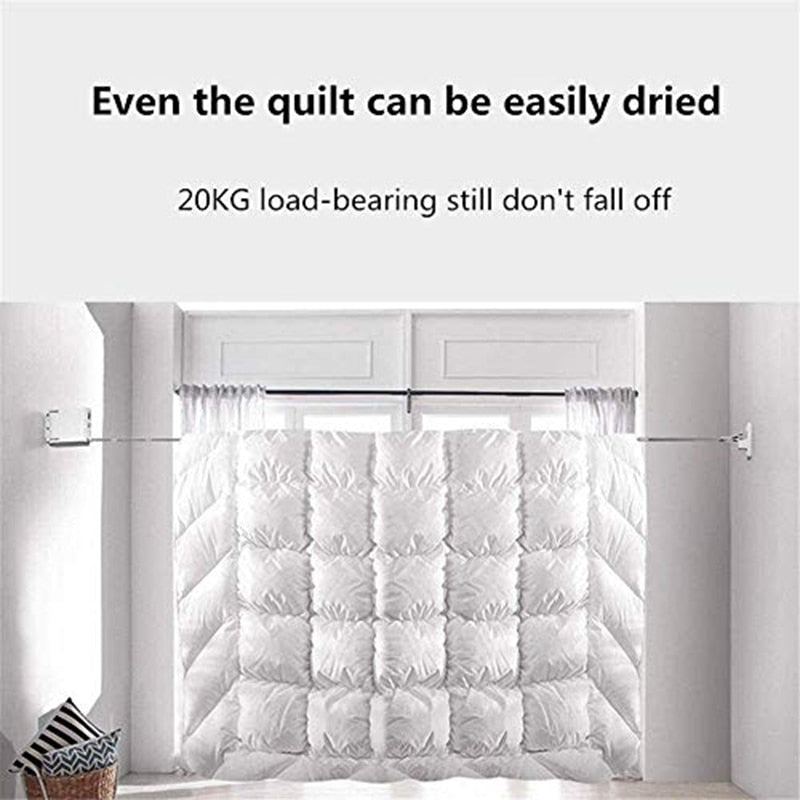 Punch-Free InvisiKarnze RetractaKarnze Drying Rope | Karnz