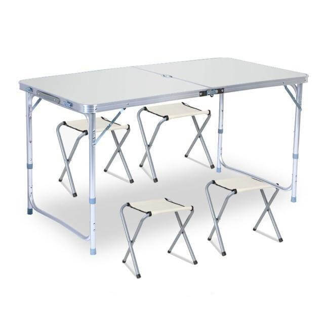 Outdoor Wasserdicht Verstellbar Faltbar Picknicktisch Set | Karnz