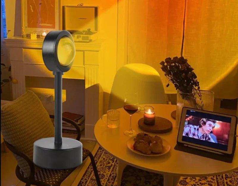 Sonnenuntergang Lampe mit 4 Farben - GlowSphere | Karnz