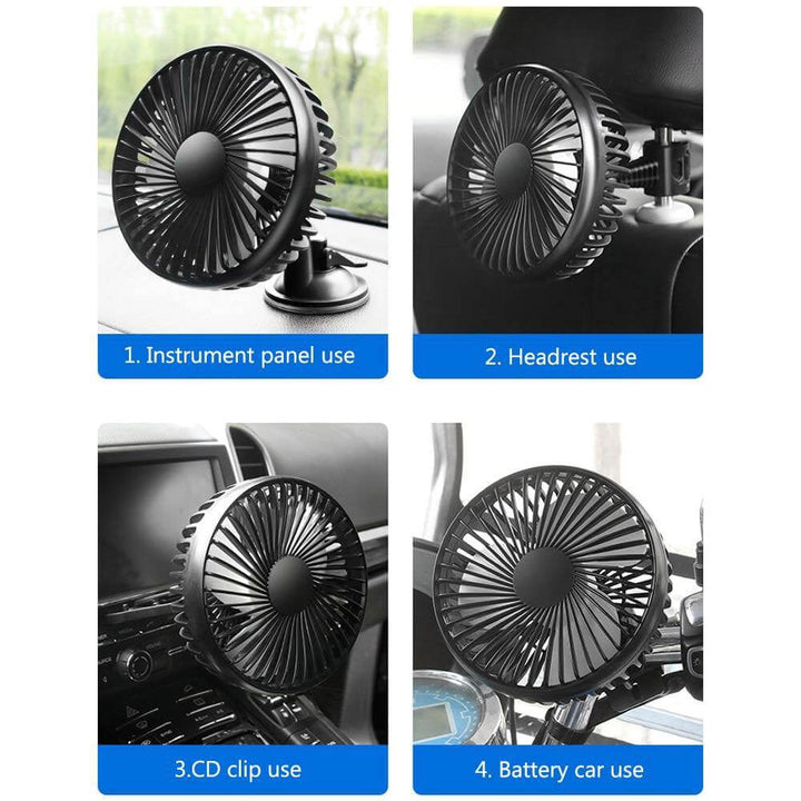 Verstellbarer Windkühlungs-Autofan | Karnz