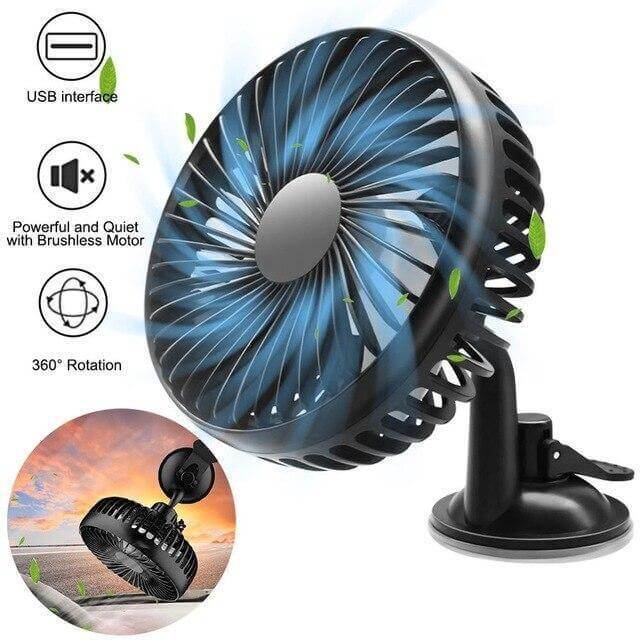 Verstellbarer Windkühlungs-Autofan | Karnz