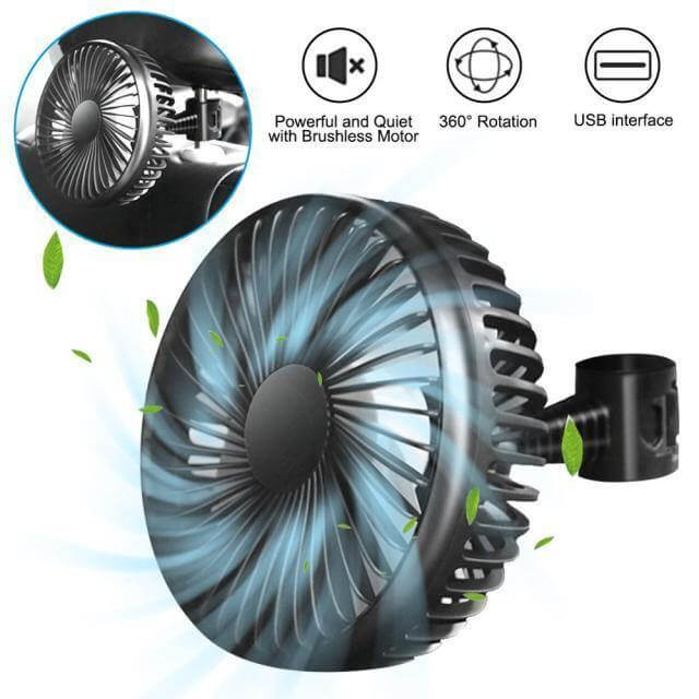 Adjustable Wind Cooling Car Fan - Image 1