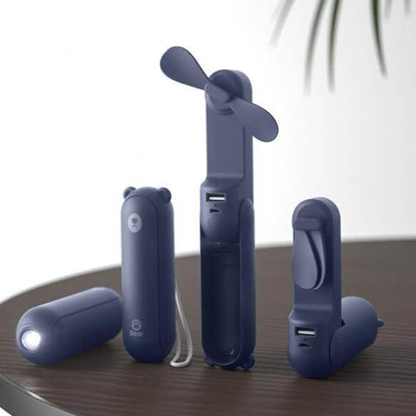 Wiederaufladbarer tragbarer Handheld faltbarer Mini Ventilator | Karnz