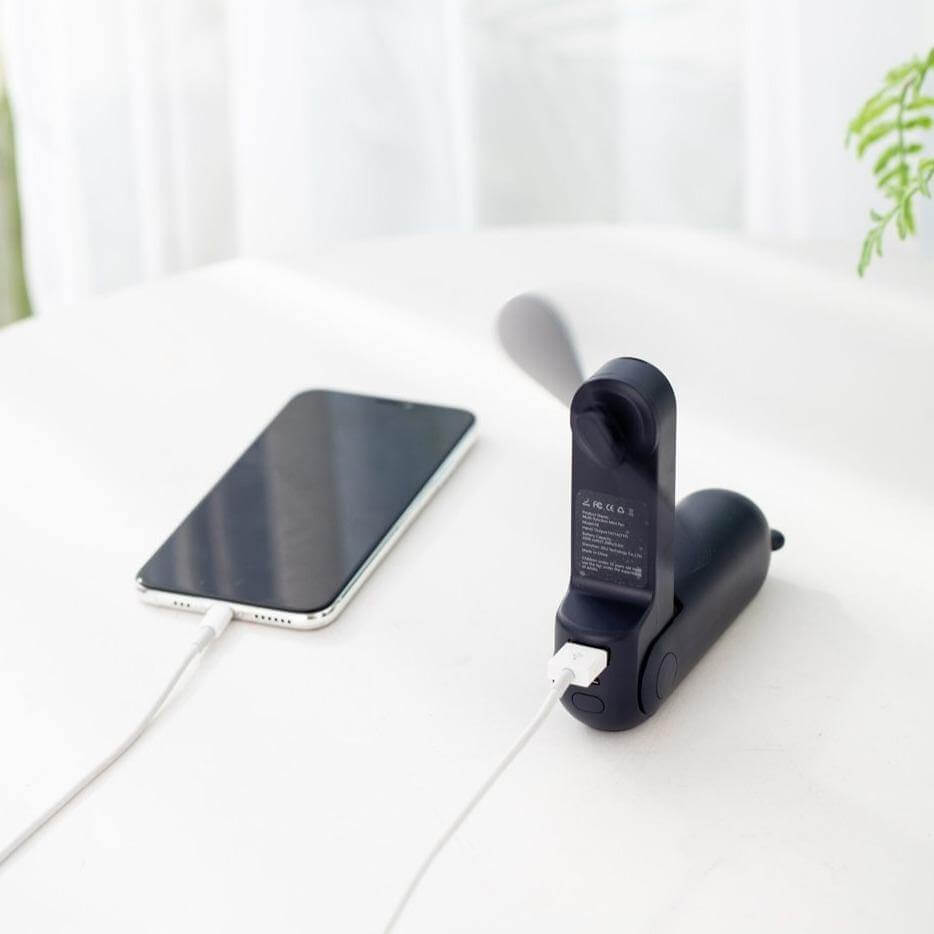 Wiederaufladbarer tragbarer Handheld faltbarer Mini Ventilator | Karnz