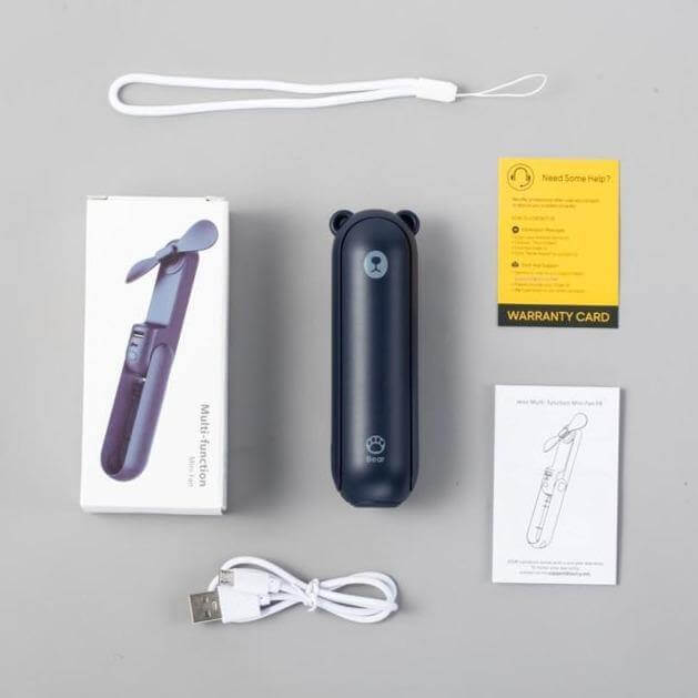 Wiederaufladbarer tragbarer Handheld faltbarer Mini Ventilator | Karnz