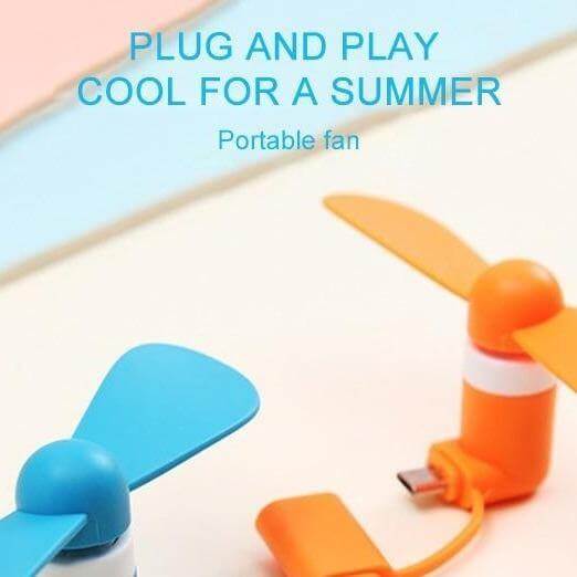 Flexibler Telefon Mini Ventilator | Karnz