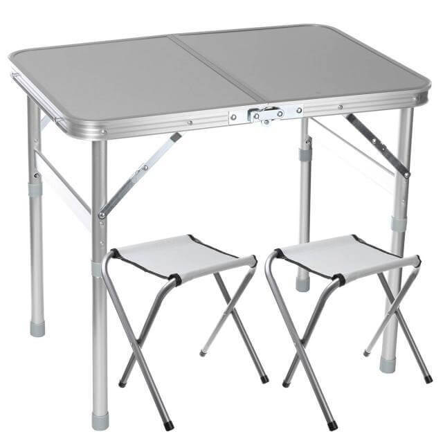 Outdoor Wasserdicht Verstellbar Faltbar Picknicktisch Set | Karnz