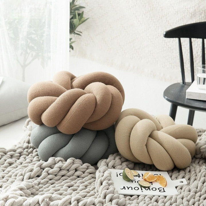 Knoten runde Kissen | Karnz