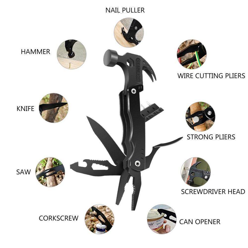 14in1 Tragbares Edelstahl Outdoor Werkzeug | Karnz