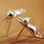 Sterling Silber Katzen Ohrringe - Stecker | Karnz