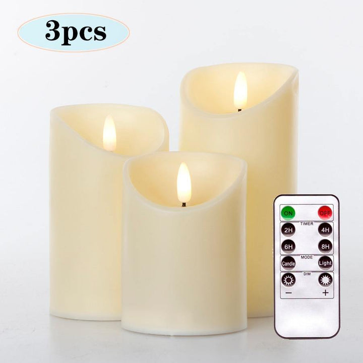 3pcs Fernbedienung LED flammenlose Kerze | Karnz